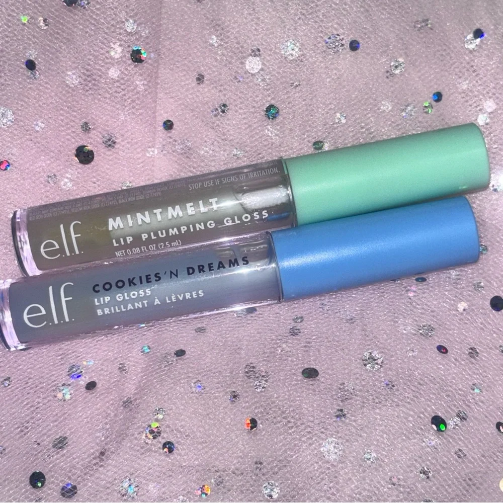 💝NEW ELF Cosmetics Mint Melt lipgloss Cookies N Cream lipgloss💝 - Picture 2 of 5